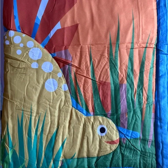 Dinosaur and‎ Palm Tree Quilt - Picture 2 of 8